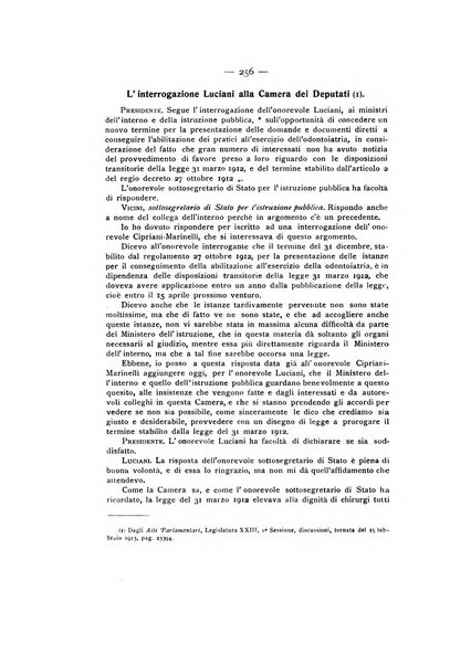 La stomatologia periodico mensile