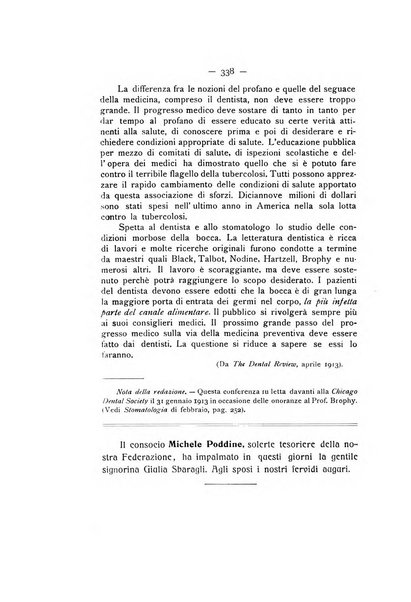 La stomatologia periodico mensile