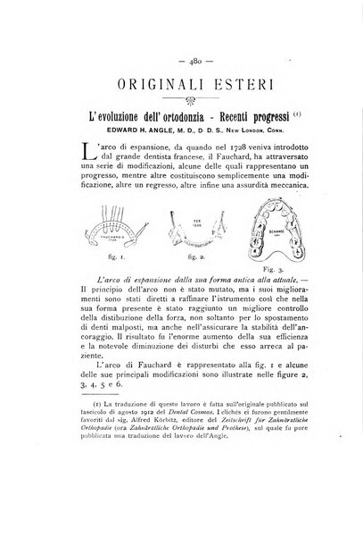 La stomatologia periodico mensile