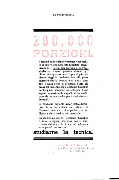 La stomatologia periodico mensile