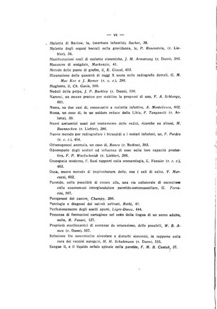 La stomatologia periodico mensile