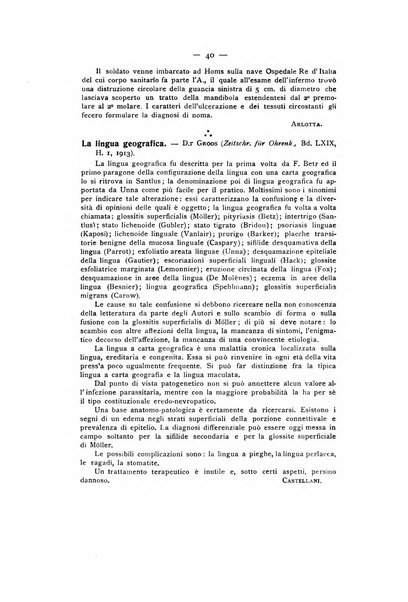 La stomatologia periodico mensile