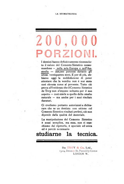 La stomatologia periodico mensile