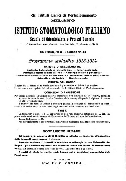 La stomatologia periodico mensile