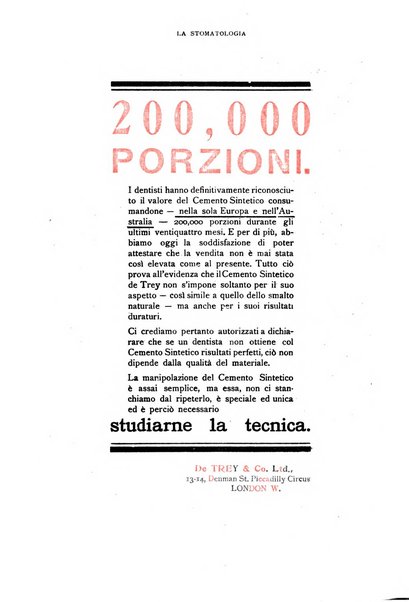 La stomatologia periodico mensile