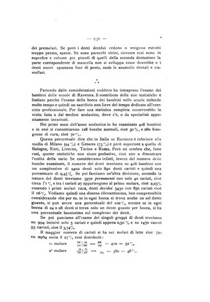 La stomatologia periodico mensile