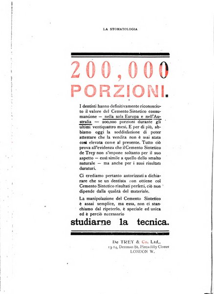 La stomatologia periodico mensile