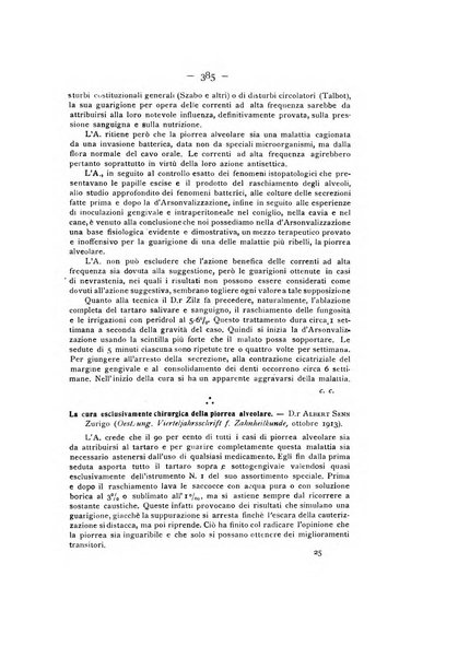 La stomatologia periodico mensile