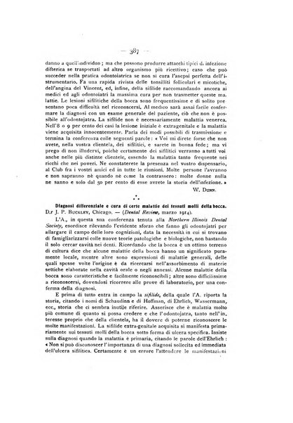 La stomatologia periodico mensile