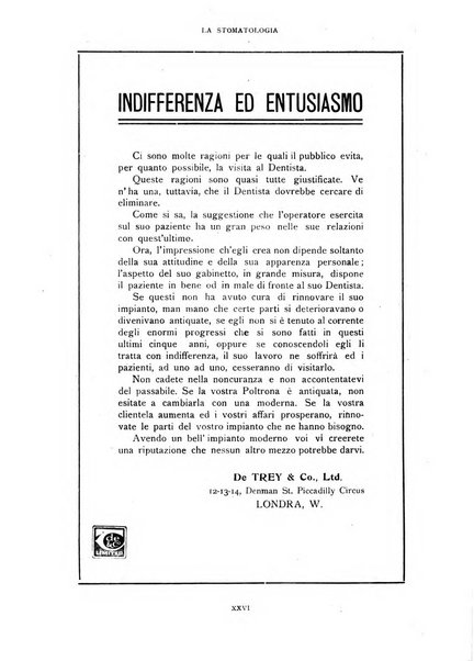 La stomatologia periodico mensile