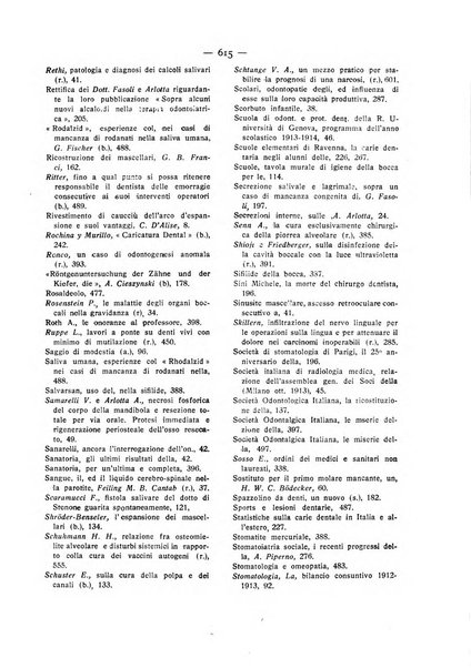 La stomatologia periodico mensile