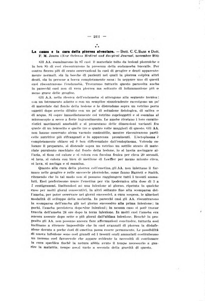 La stomatologia periodico mensile