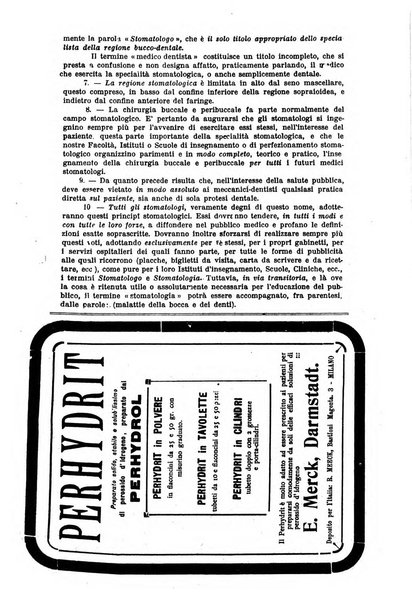 La stomatologia periodico mensile