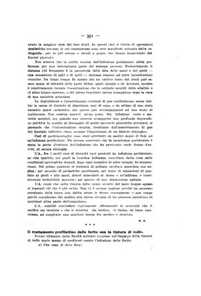 La stomatologia periodico mensile