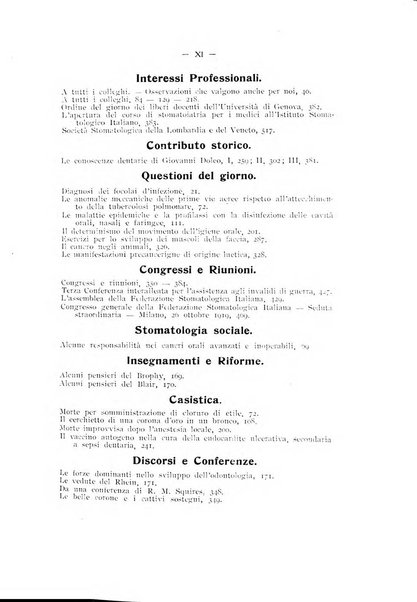 La stomatologia periodico mensile