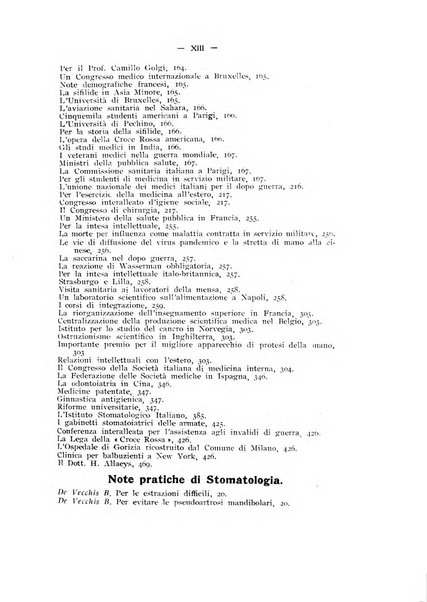 La stomatologia periodico mensile