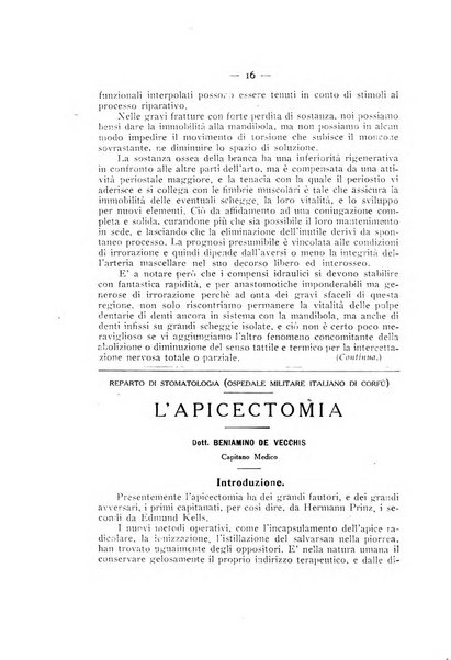 La stomatologia periodico mensile