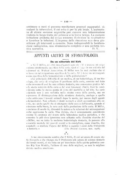 La stomatologia periodico mensile