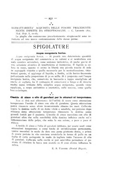 La stomatologia periodico mensile