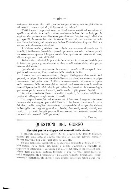 La stomatologia periodico mensile