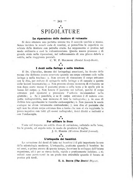 La stomatologia periodico mensile