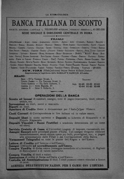 La stomatologia periodico mensile