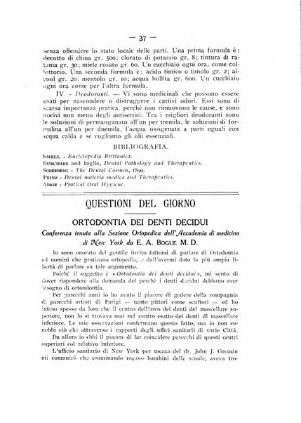 La stomatologia periodico mensile