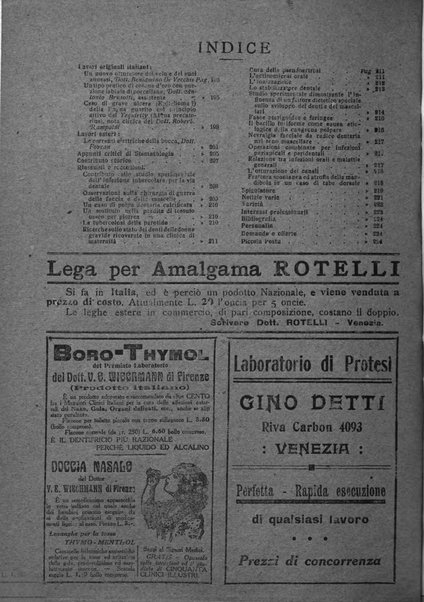 La stomatologia periodico mensile