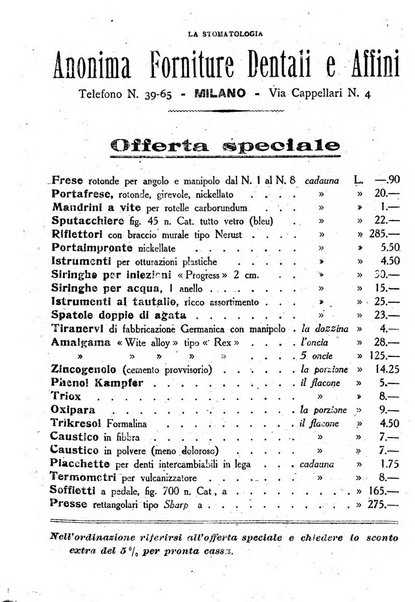 La stomatologia periodico mensile