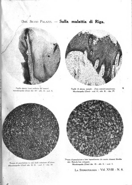 La stomatologia periodico mensile