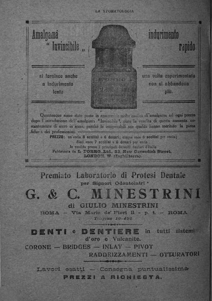 La stomatologia periodico mensile