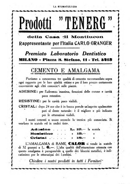 La stomatologia periodico mensile