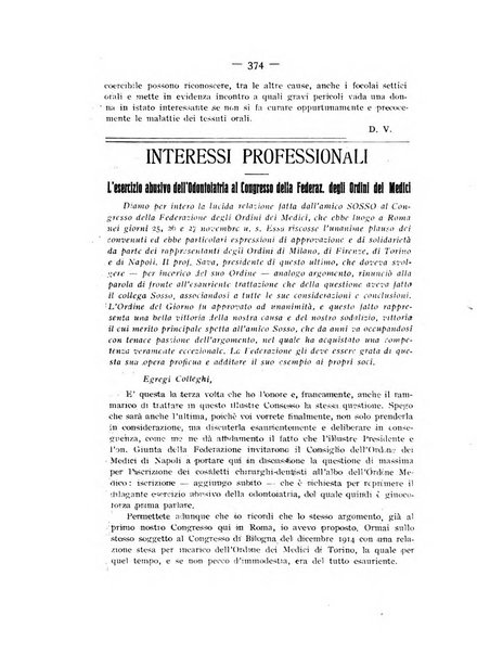 La stomatologia periodico mensile