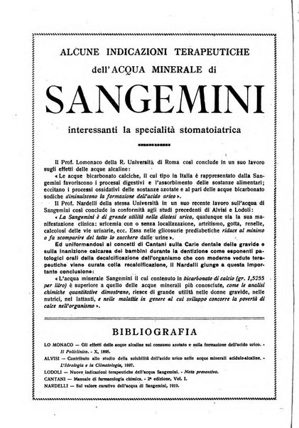 La stomatologia periodico mensile