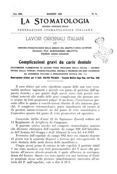 La stomatologia periodico mensile