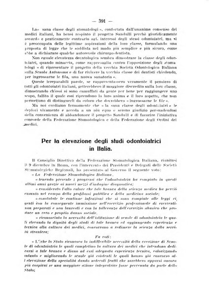 La stomatologia periodico mensile