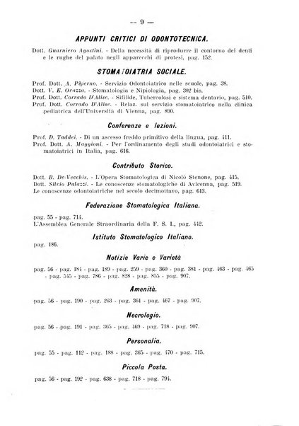 La stomatologia periodico mensile