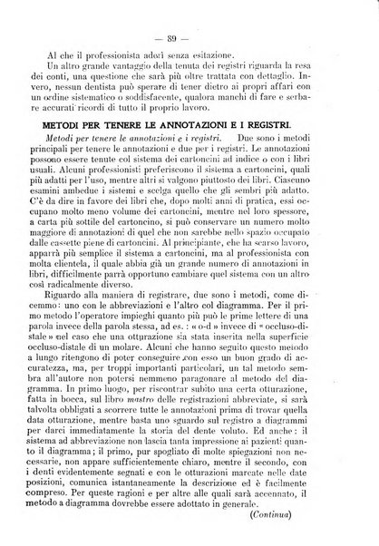 La stomatologia periodico mensile