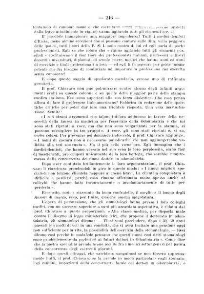 La stomatologia periodico mensile