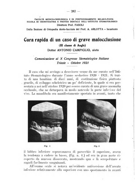 La stomatologia periodico mensile