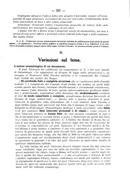 La stomatologia periodico mensile