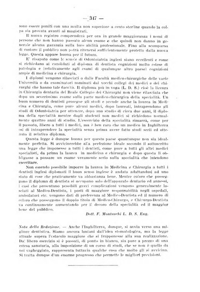 La stomatologia periodico mensile