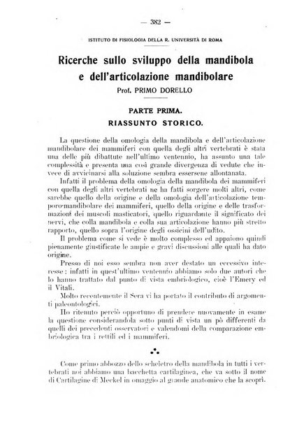 La stomatologia periodico mensile