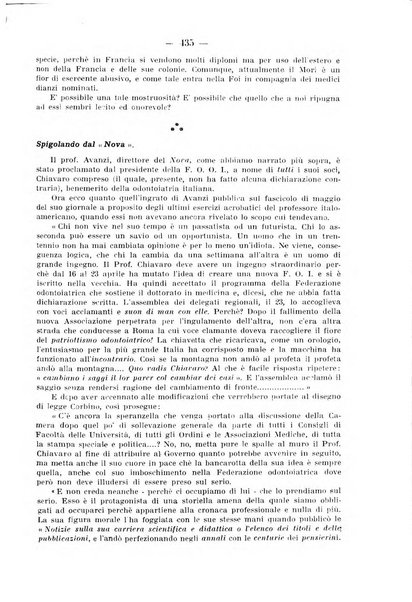 La stomatologia periodico mensile