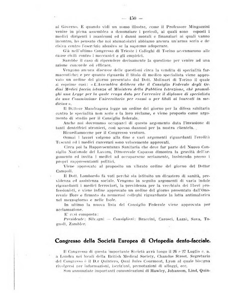 La stomatologia periodico mensile