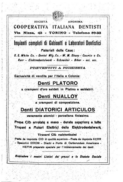 La stomatologia periodico mensile