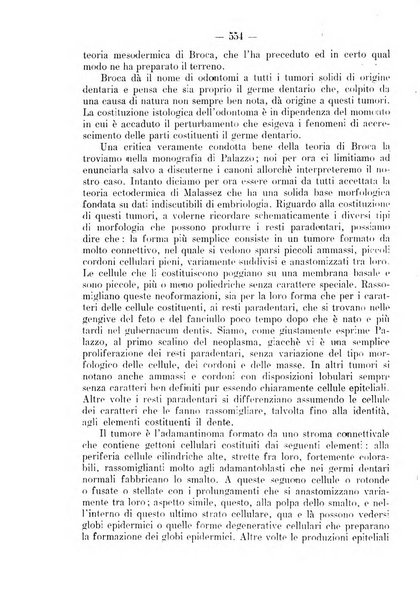 La stomatologia periodico mensile