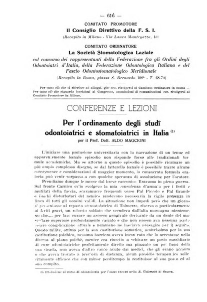 La stomatologia periodico mensile