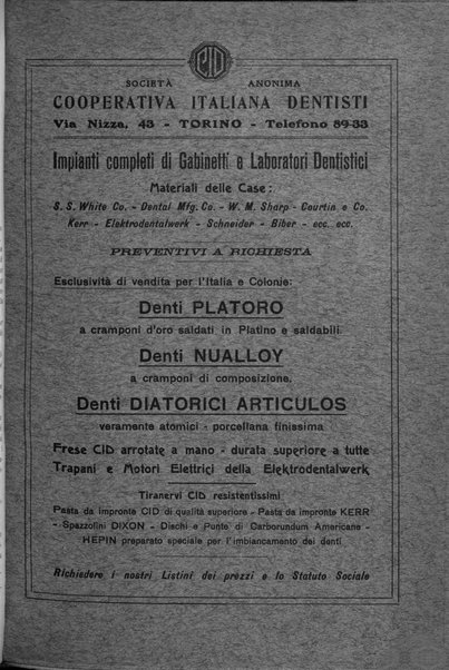 La stomatologia periodico mensile