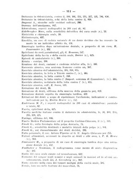 La stomatologia periodico mensile